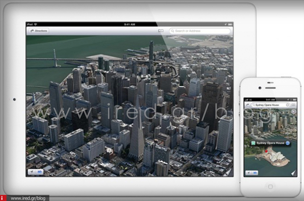 Apple Maps Flyover σε iPhone 3