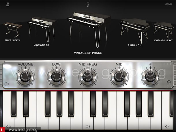 10-ired-iPad as music studio 3-ilectricpiano