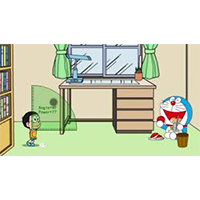 DORAEMON NOBITA PAPER TOSS