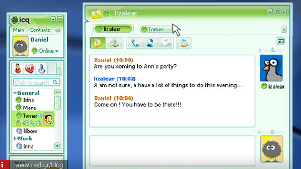 4 ICQ messages social