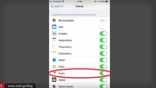 3 icloud apple watch iphone health