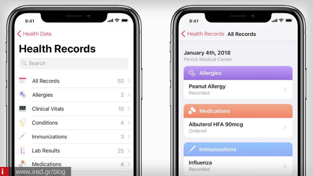 5 health records ios 11 3