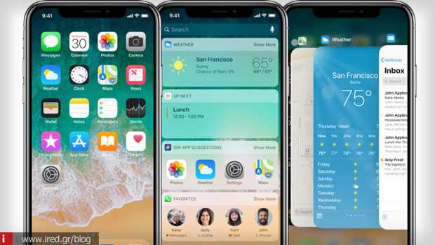 iPhone X εφαρμογές