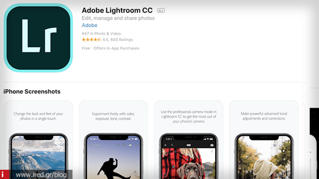 epeksergasia photo ios android adobe lightroom