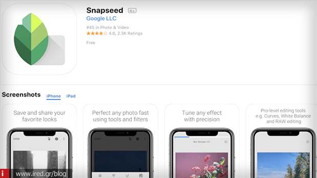 epeksergasia photo ios snapseed