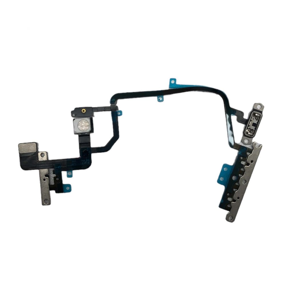 802 POWER VOLUME FLEX CABLE WITH METAL BRACKET IPHONE XR