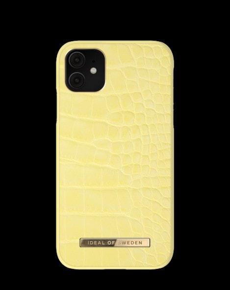 1772 IDEAL OF SWEDEN ATELIER CASE LEMON CROCO IPHONE 11 XR