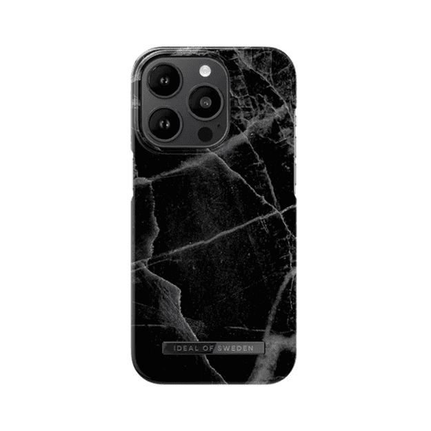 1834 IDEAL OF SWEDEN FASHION CASE BLACK THUNDER MARBLE IPHONE 14 PRO