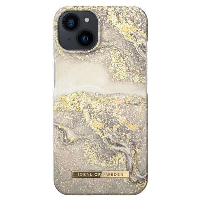 1837 IDEAL OF SWEDEN FASHION CASE SPARKLE GREIGE MARBLE IPHONE 14