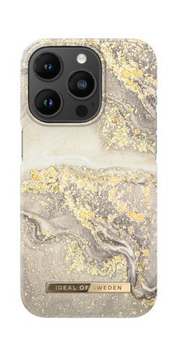 1838 IDEAL OF SWEDEN FASHION CASE SPARKLE GREIGE MARBLE IPHONE 14 PRO MAX