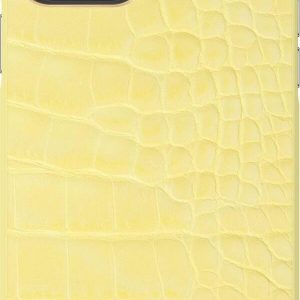 1935 IDEAL OF SWEDEN ATELIER CASE LEMON CROCO IPHONE 12 PRO MAX