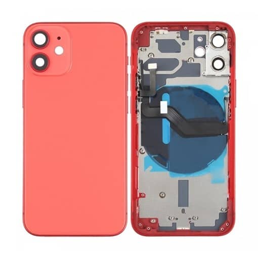 2083 MIDDLE FRAME BATTERY DOOR WITH SIDE KEYS IPHONE 12