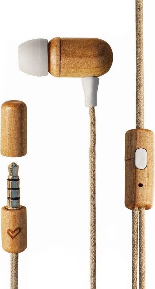 2326 ENERGY SISTEM EARPHONES ECO AUDIO JACK CHERRY WOOD