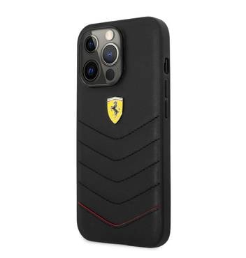 4233 FERRARI OFF TRACK QUILTED LEATHER CASE IPHONE 13 PRO MAX