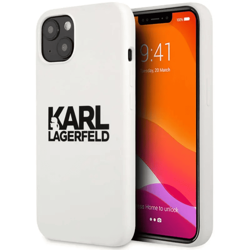 3005 KARL LAGERFELD STACK LOGO COLLECTION HARD CASE IPHONE 13