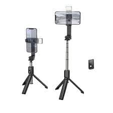 3549 BOROFONE BY7 SELFIE STICK WITH TRIPOD AND REMOTE CONTROL