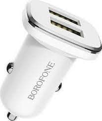 3550 BOROFONE BZ12 LASTING POWER DOUBLE PORT IN CAR CHARGER