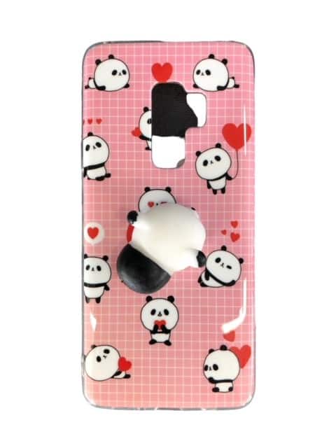 3715 ANIMAL CASE COVER 4D SILICONE TOY SHOPRANO PANDA SAMSUNG GALAXY S9 PLUS