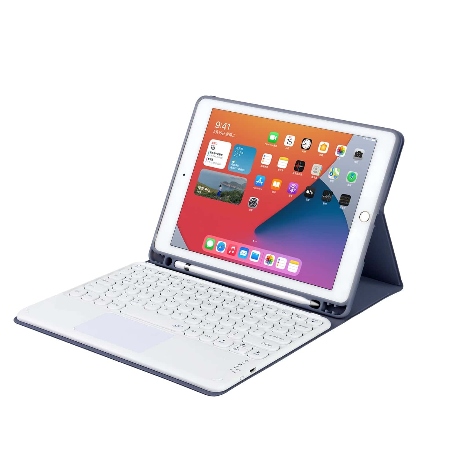 3754 IPAD KEYBOARD CASE WITH TOUCH PAD IPAD PRO 12.9 20202021