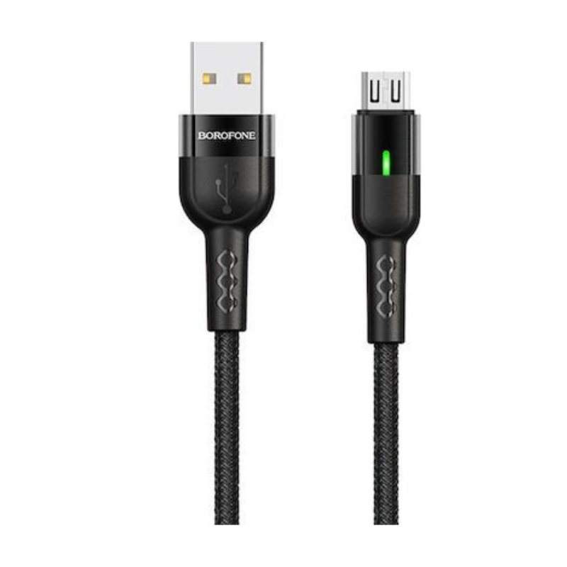 1044 BOROFONE BU17 STARLIGHT SMART CHARGING DATA CABLE MICRO