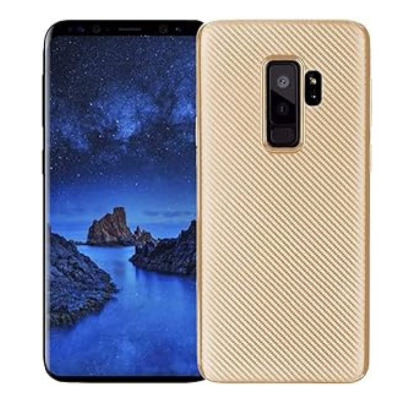 CARBON FIBER CASE SHOPRANO – SAMSUNG GALAXY S9 GOLD