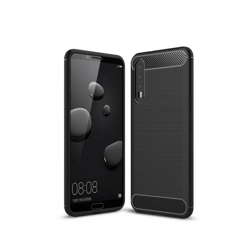 CARBON FLEXIBLE CASE SHOPRANO HUAWEI P20 PRO BLACK