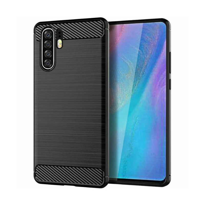 CARBON FLEXIBLE CASE SHOPRANO HUAWEI P30 PRO BLACK