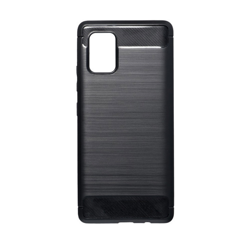 CARBON FLEXIBLE CASE SHOPRANO SAMSUNG GALAXY A71 BLACK