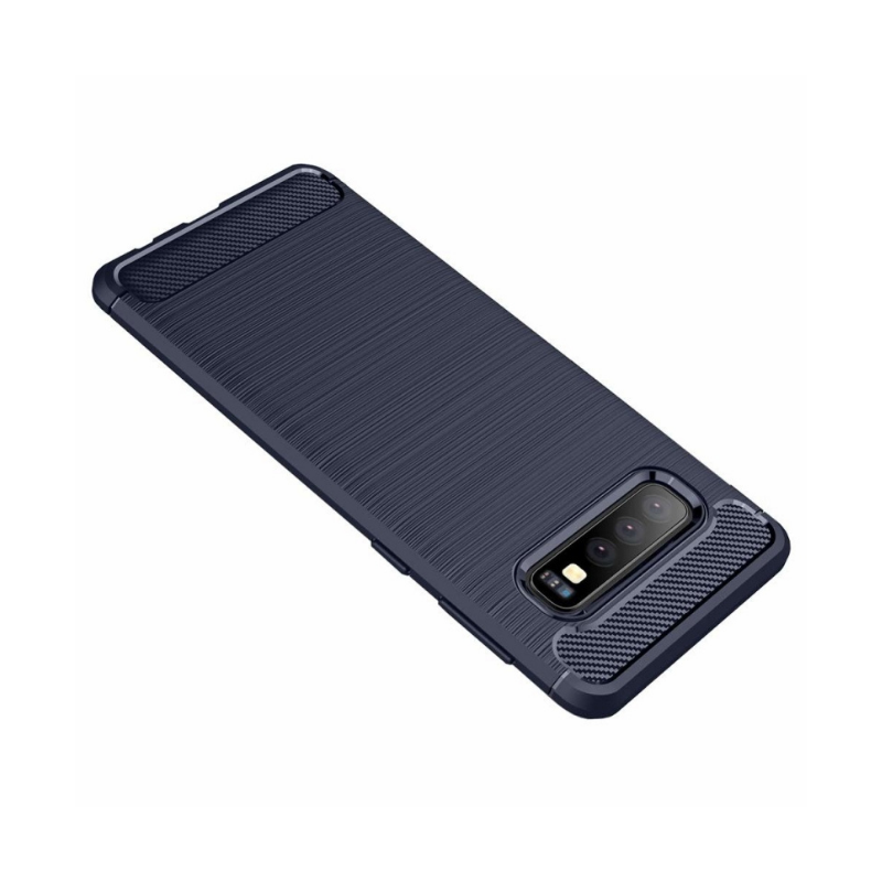 CARBON FLEXIBLE CASE SHOPRANO SAMSUNG GALAXY S10 BLUE