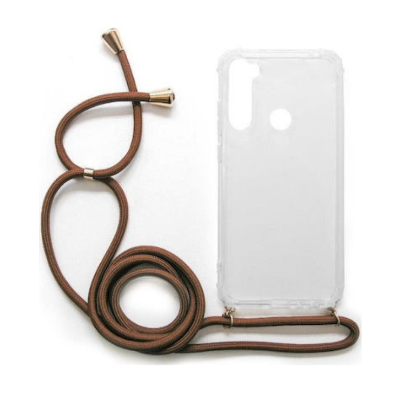 CROSSBODY INOS SHOCKPROOF CASE NUDE XIAOMI REDMI NOTE 7 BROWN