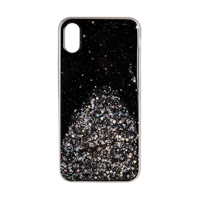 GLITTER SHINING CASE SHOPRANO IPHONE XS MAX BLACK