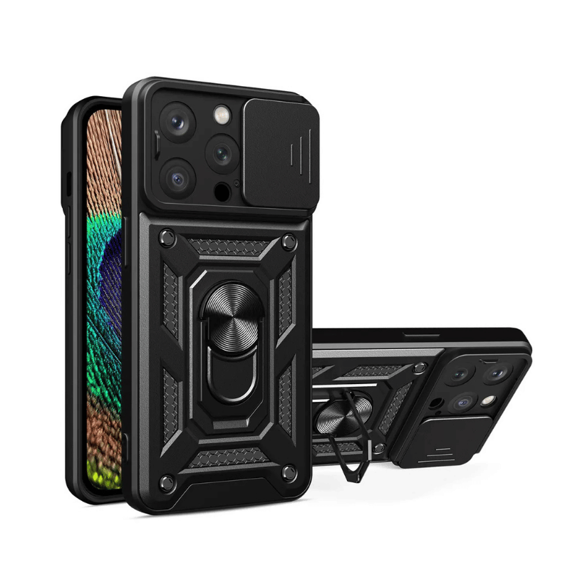 HYBRID ARMOR CAMSHIELD CASE SHOPRANO IPHONE 14 PRO MAX