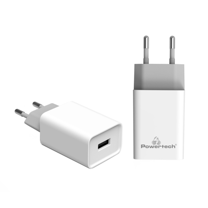 POWERTECH WALL CHARGER USB 2.1A PT 761