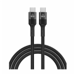 PT BRAIDED CABLE USB C TO USB C 0.6M