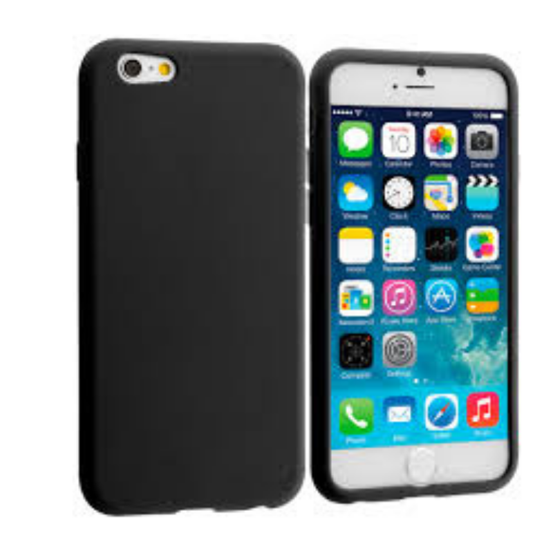 SILICONE CASE SHOPRANO IPHONE 6 PLUS 6S PLUS BLACK