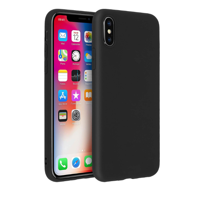 SILICONE CASE SHOPRANO IPHONE X XS BLACK