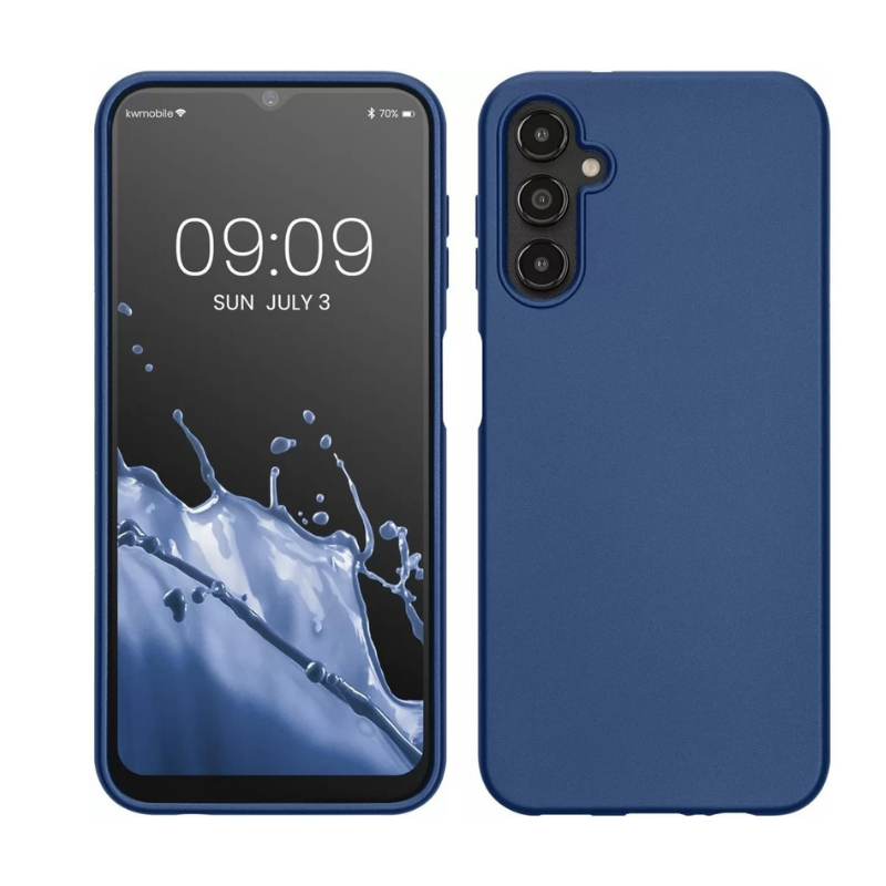 SILICONE CASE SHOPRANO SAMSUNG GALAXY A54 5G BLUE