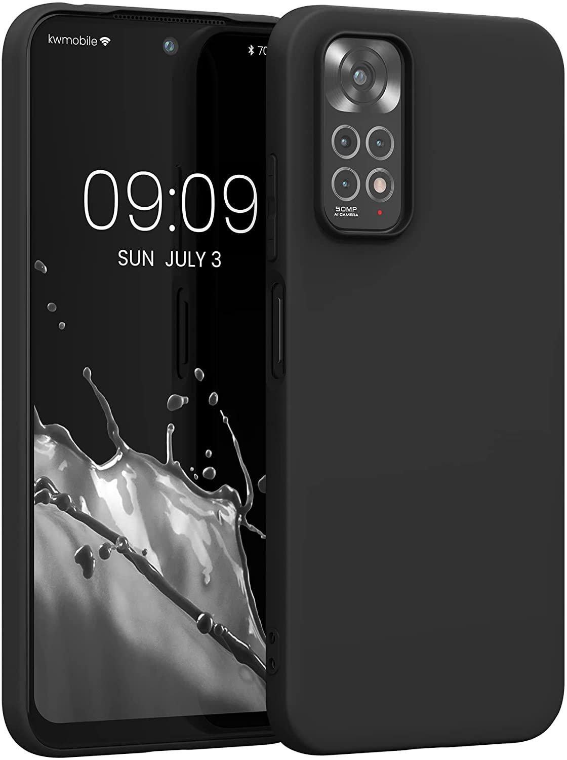 SILICONE CASE SHOPRANO XIAOMI REDMI NOTE 11 11S BLACK