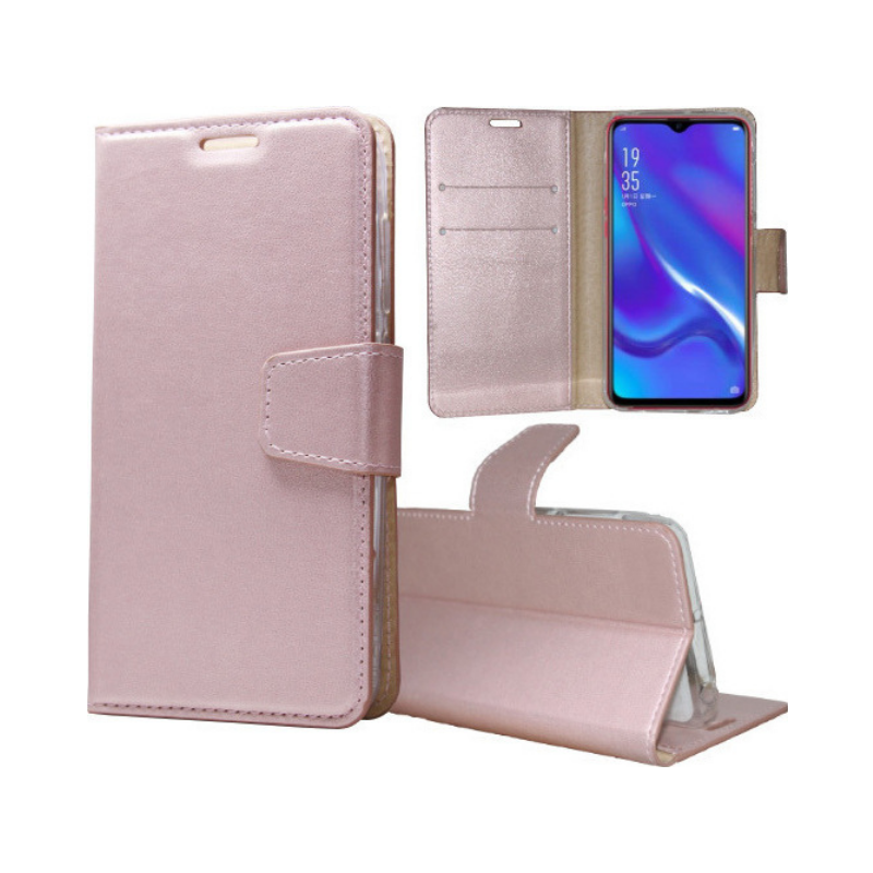 BOOK WALLET CASE SHOPRANO SAMSUNG GALAXY A13 5G A04S ROSE GOLD